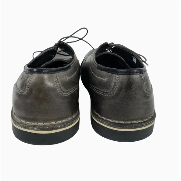 Steve Madden Hasten Distress Leather Oxford Gray - Picture 4 of 9